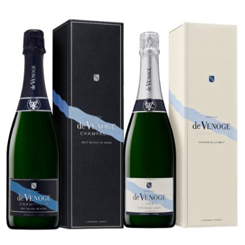 Bundle-DeVenoge-Cordon-Bleu-Blanc-de-Noirs-Cordon-Bleu-Brut-Champagne